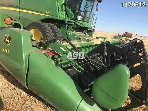 Used 2014 John Deere S670 Combine Agdealer 