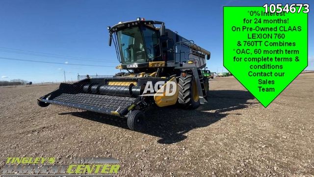 Used 2019 Claas Lexion 760 Combine Agdealer 7247