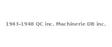 1943-1948 QC inc. Machinerie DB inc.