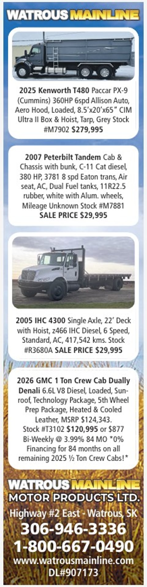 Main image for Used 2025 Kenworth T480