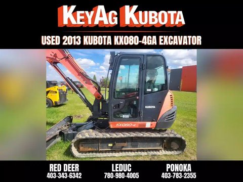 Main image for Used 2013 Kubota KX080-3 Excavator