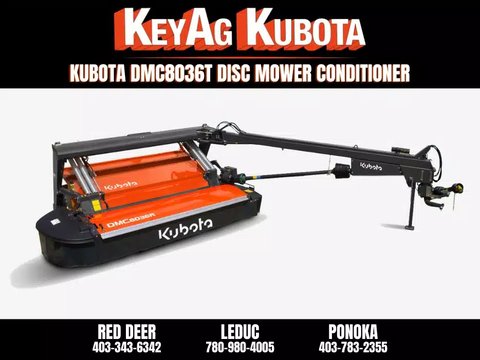 Main image for New 2024 Kubota DMC8036T Disc Mower Conditioner Disc Mower Conditioner