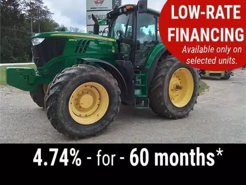 Main image for Used 2016 John Deere 6195M Tractor