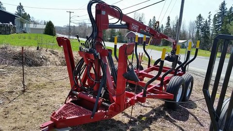 Main image for New Sur demande. Chargeuse F.L.P.H 12' model 712 avec remorque Front End Loader