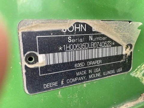 Main image for Used 2011 John Deere 635D Header - Draper