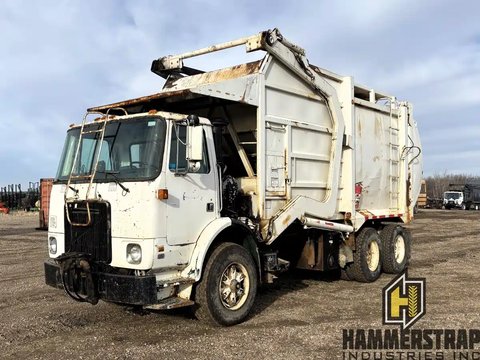 Main image for Used 1995 White GMC VOLVO Xpeditor WX Tandem Axle Front Load Refuse Waste Sanitation Garbage Collection Packer Truck Truck - Service