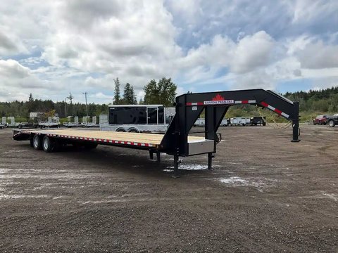 Main image for New 2026 Canada Trailers 8.5x40 12 Ton HD Gooseneck Equipment Trailer Trailer - Flat Deck