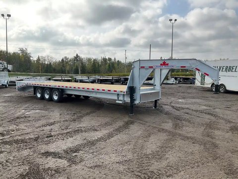 Main image for New 2026 Canada Trailers 8.5x30 10.5 Ton Galvanized Gooseneck Equipment Trailer Trailer - Step Deck