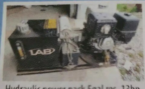 Main image for Used LAB Welding HYDRAULIC POWER PACK Generator