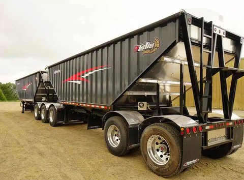 Main image for New 2025 Weberlane B Train set of Hopper Bottoms Trailer - Grain