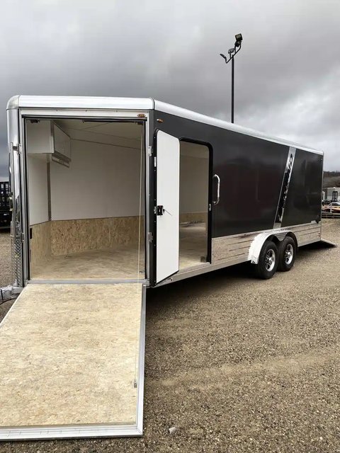 Main image for 2026 Legend 8 Wide Aluminum Deluxe V-Nose Trailer - Snowmobile