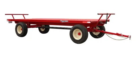 Main image for New John BM Mfg Ltd. FARM BOSS FLAT RACK 4 WHEEL WAGON Bale Wagon