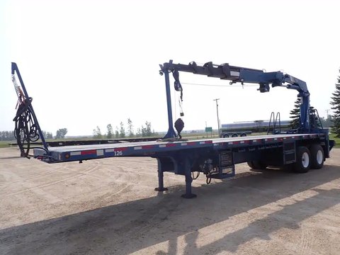 Main image for Used 2007 Kalyn 40FT Flatdeck Crane Trailer Crane