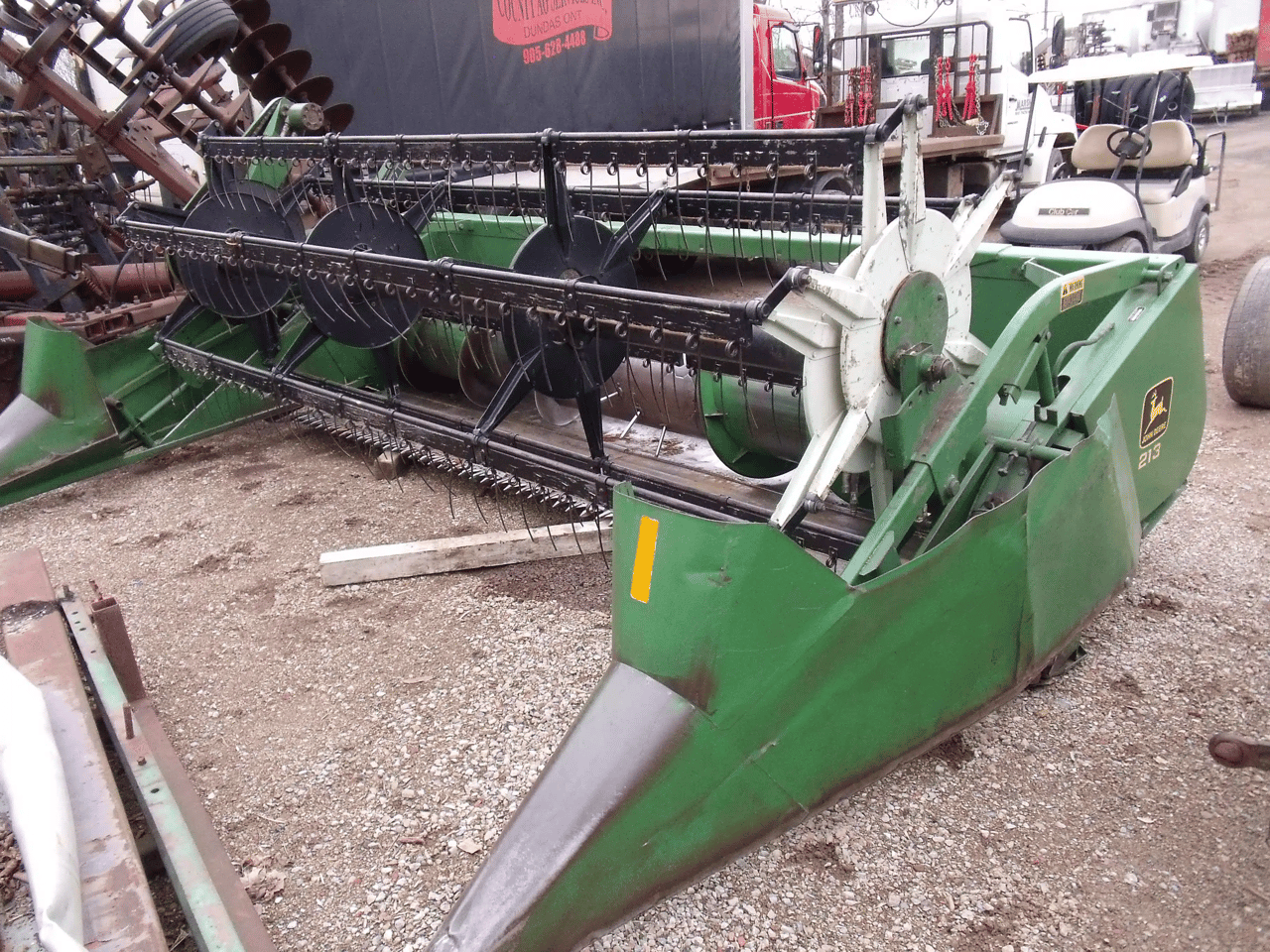 John Deere 213 tête de tarière