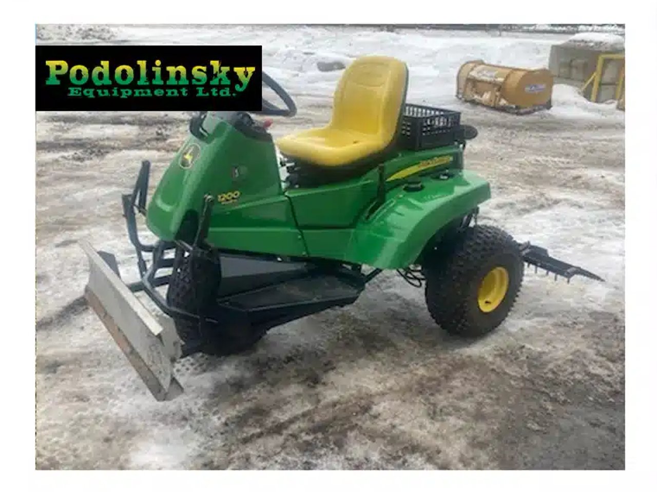 2022 John Deere 1200H râteau - aménagement paysager