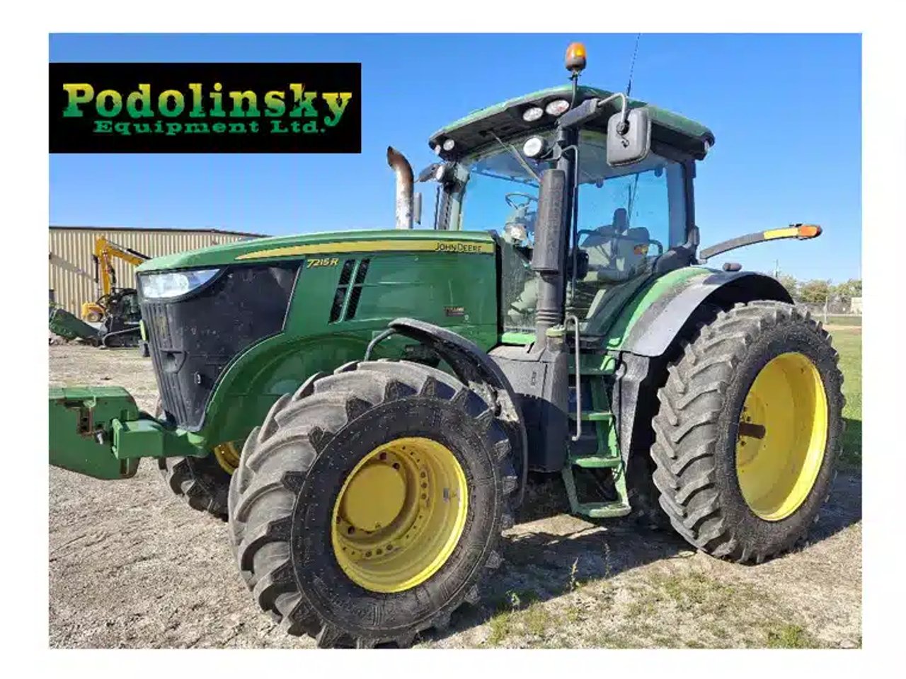 2011 John Deere 7215R Tracteur