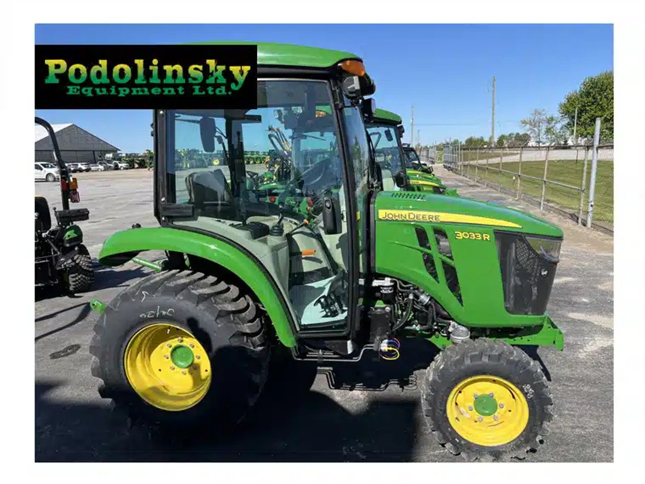 2026 John Deere 3033R Tracteur