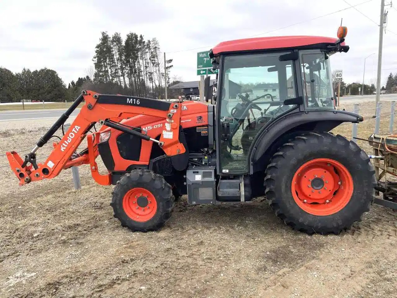 2018 Kubota M5N-091 Tracteur