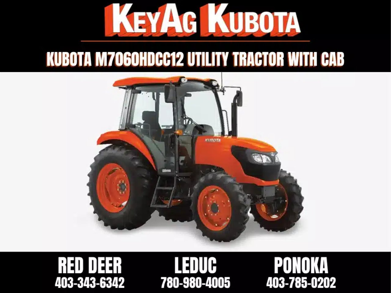 2026 Kubota M7060HDCC12 Tracteur