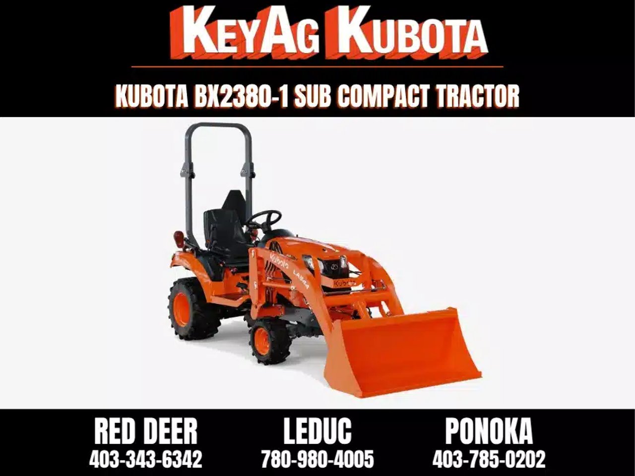 2026 Kubota BX2380 Tracteur