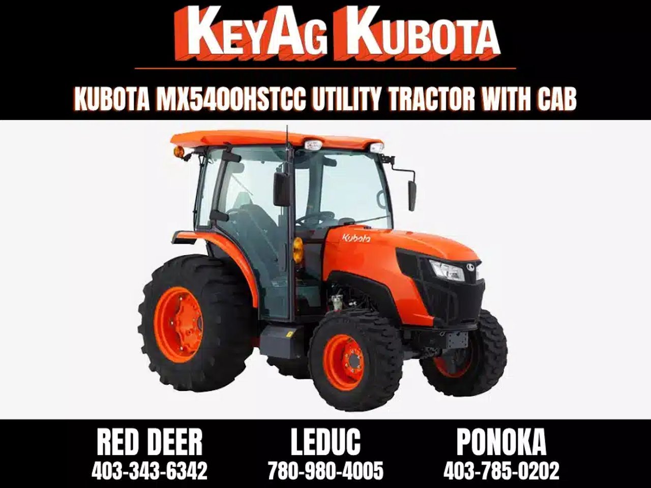 2025 Kubota MX5400HSTCC Tracteur