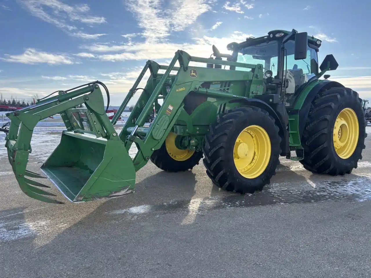 2015 John Deere 6195R Tracteur