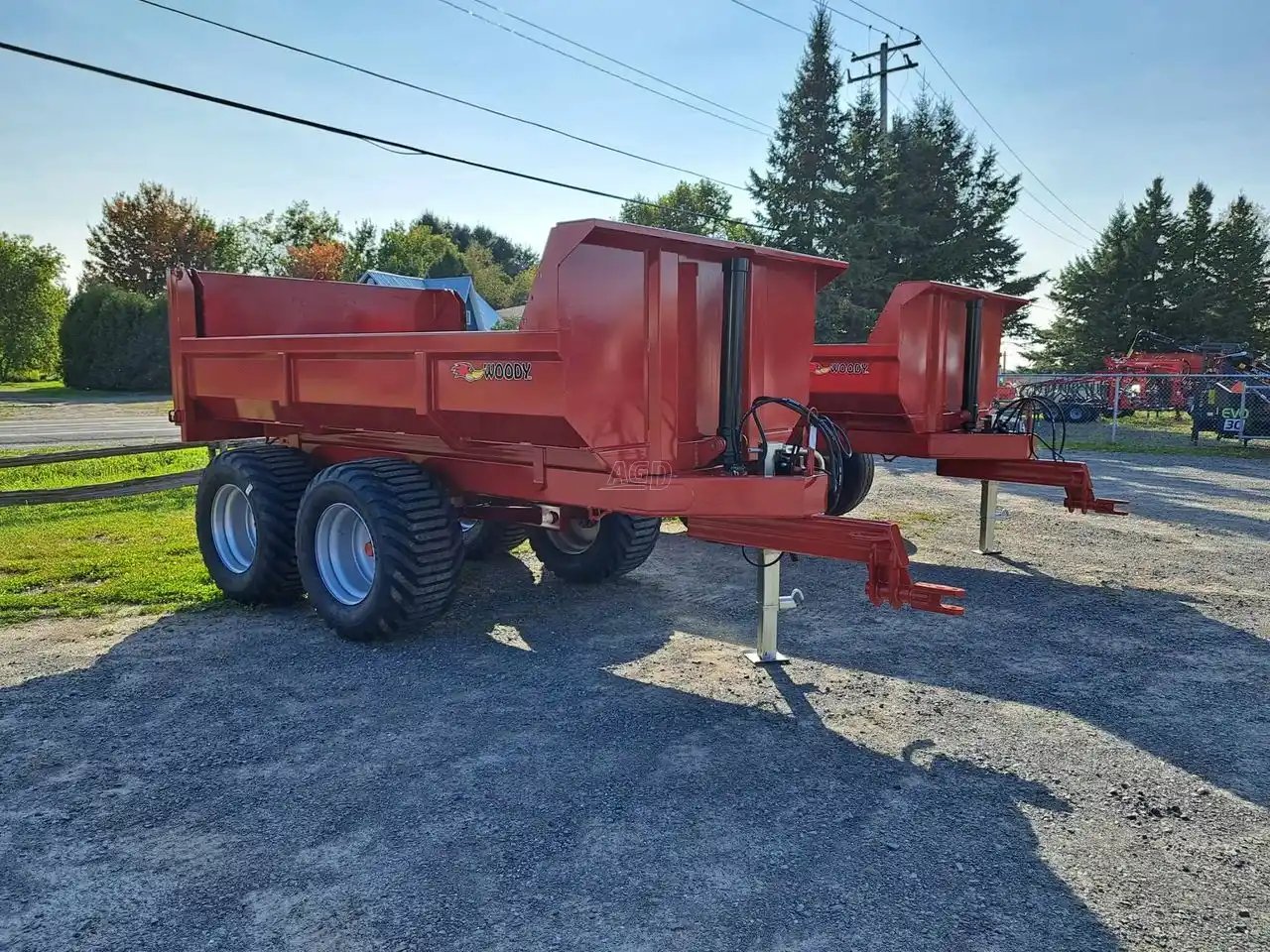 2026 Woody Equipment 7X12 Dompeuse