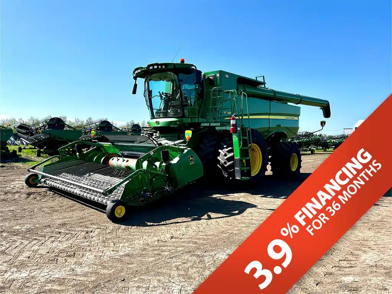 2018 John Deere S790 Batteuse
