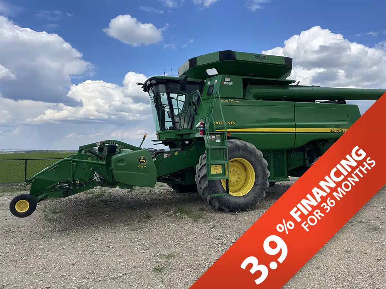 2008 John Deere 9870 STS Batteuse