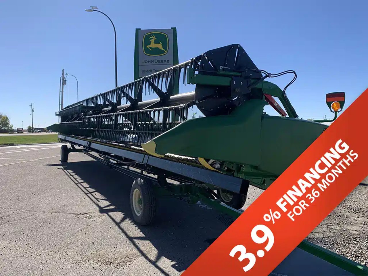2018 John Deere 640FD Nez - Toile/Tapis