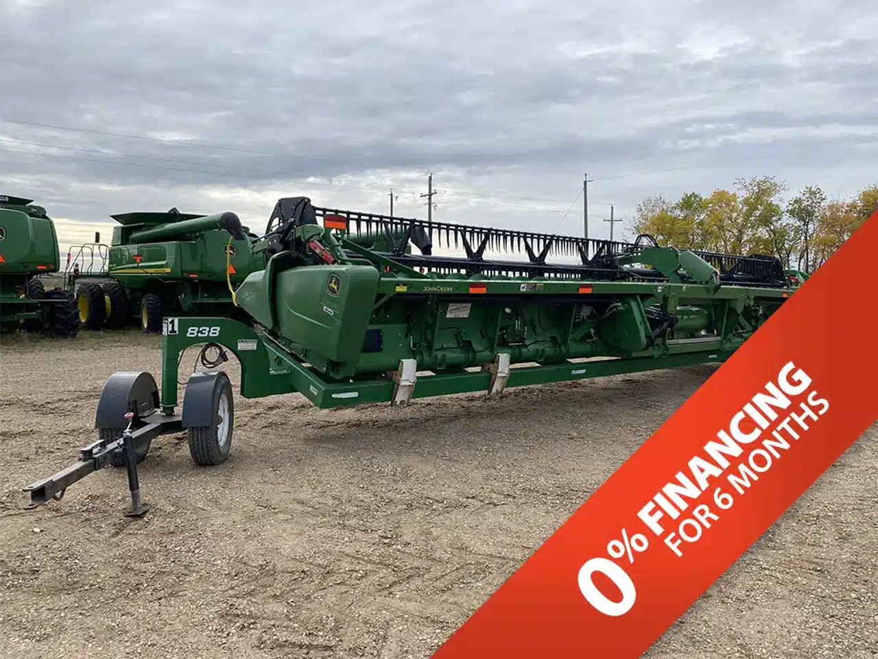2018 John Deere 640FD Nez - Toile/Tapis