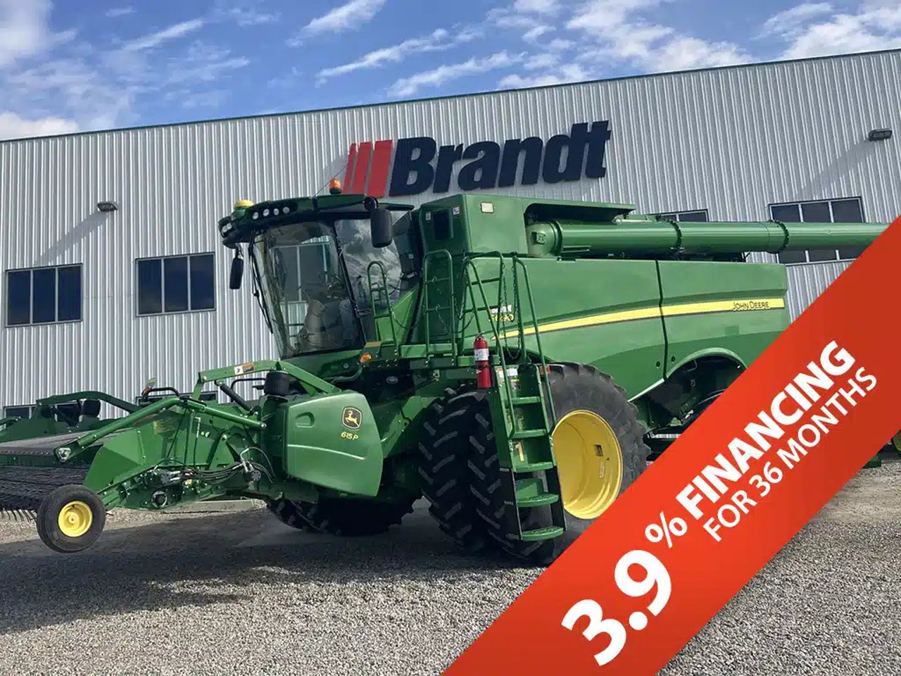 2016 John Deere S690 Batteuse