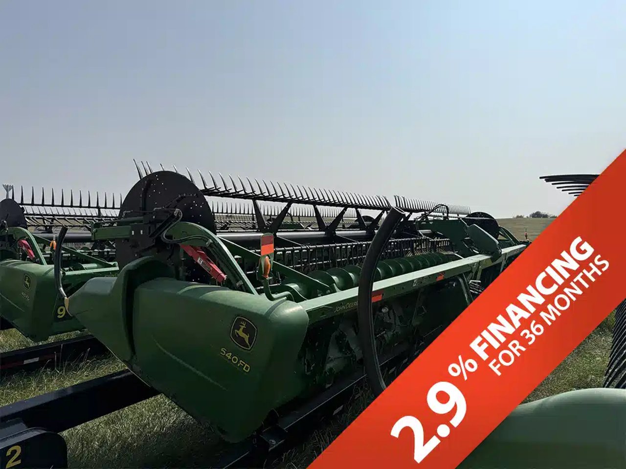 2017 John Deere 640FD Nez - Toile/Tapis