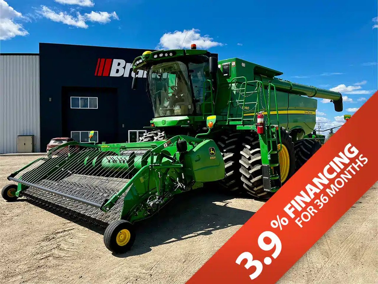 2018 John Deere S780 Batteuse