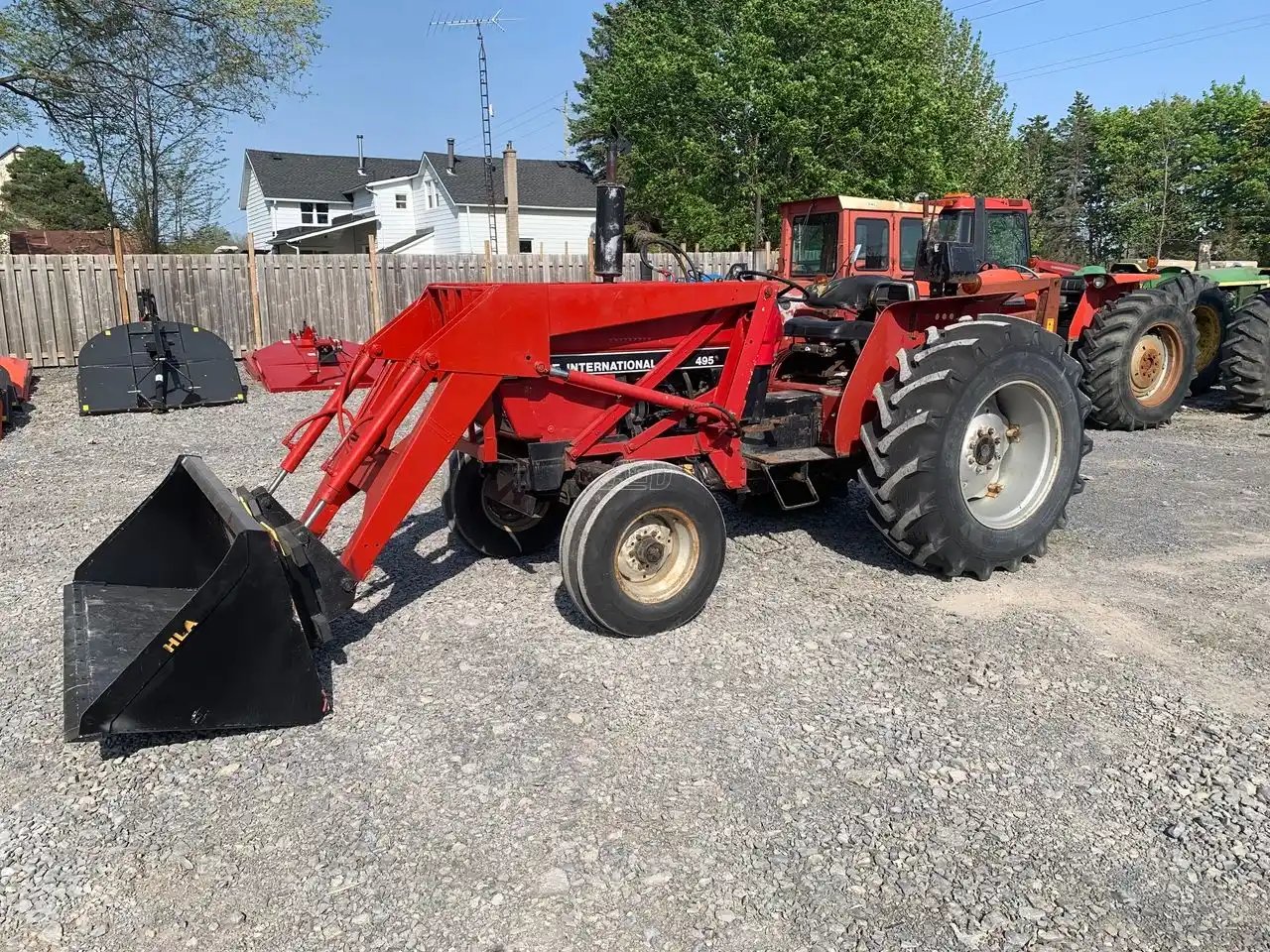 Case IH 495 Tracteur avec chargeur
