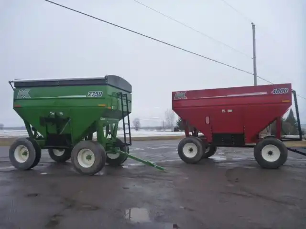 2018 MK Martin de 320 à 800 bushels Chariot à Grain