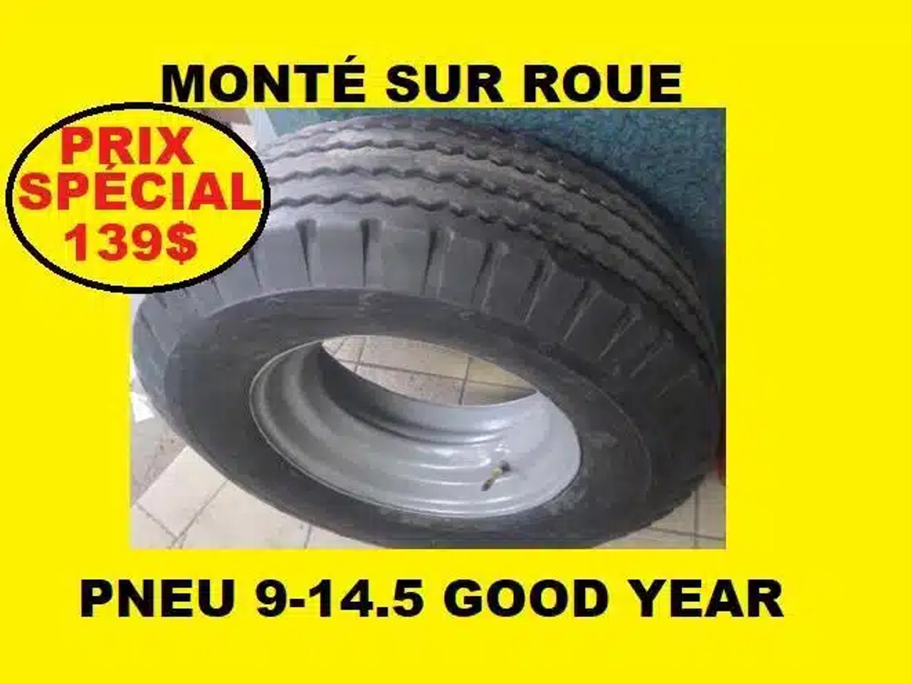 Goodyear 9-14.5 Pneus et roues