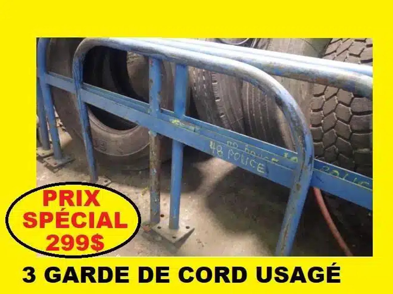 GARDE DE PROTECTION RAMPE & GARDE CORPS COMMERCIAL INDUSTRIEL divers