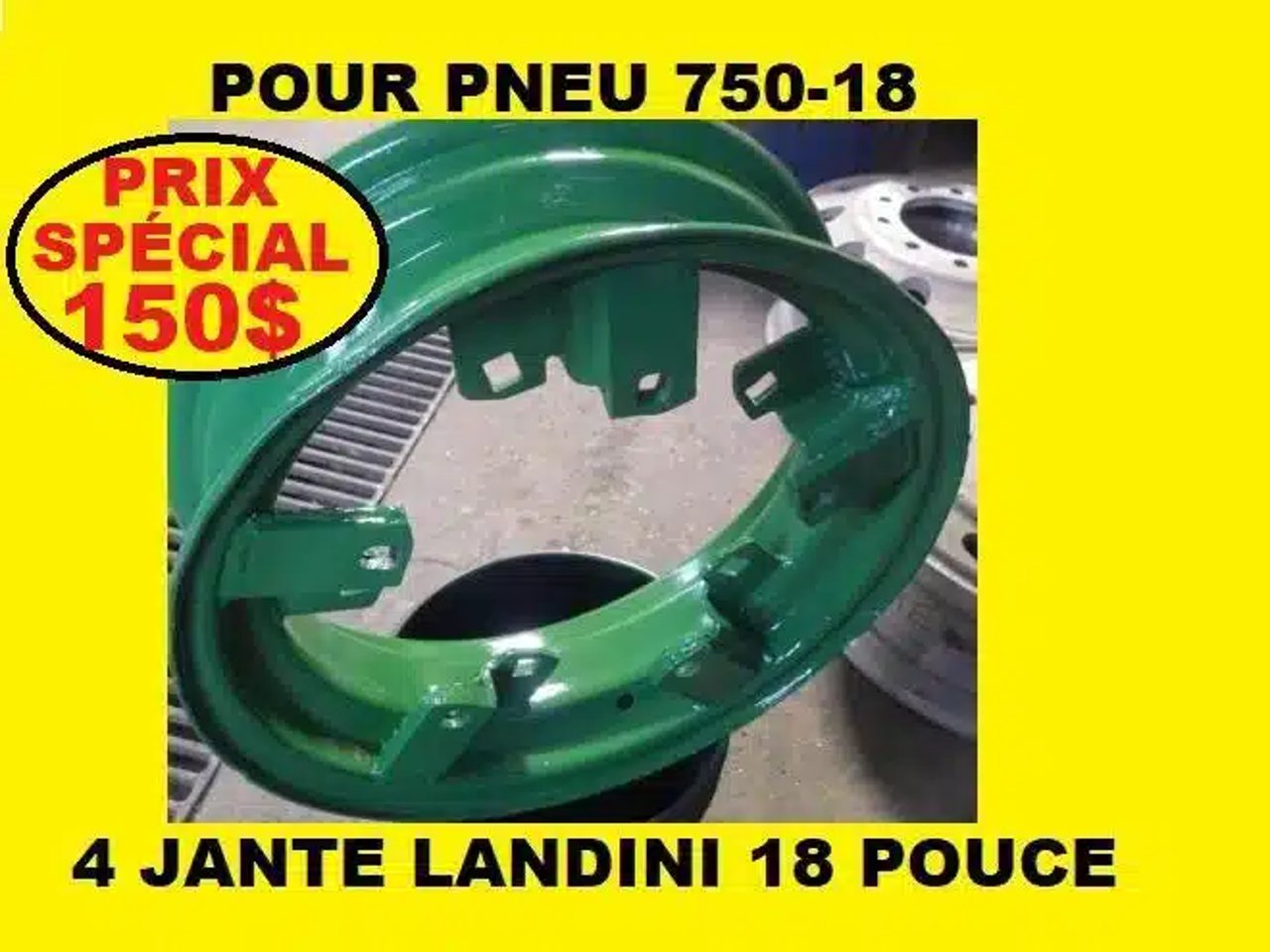 750-18 Pneus et roues