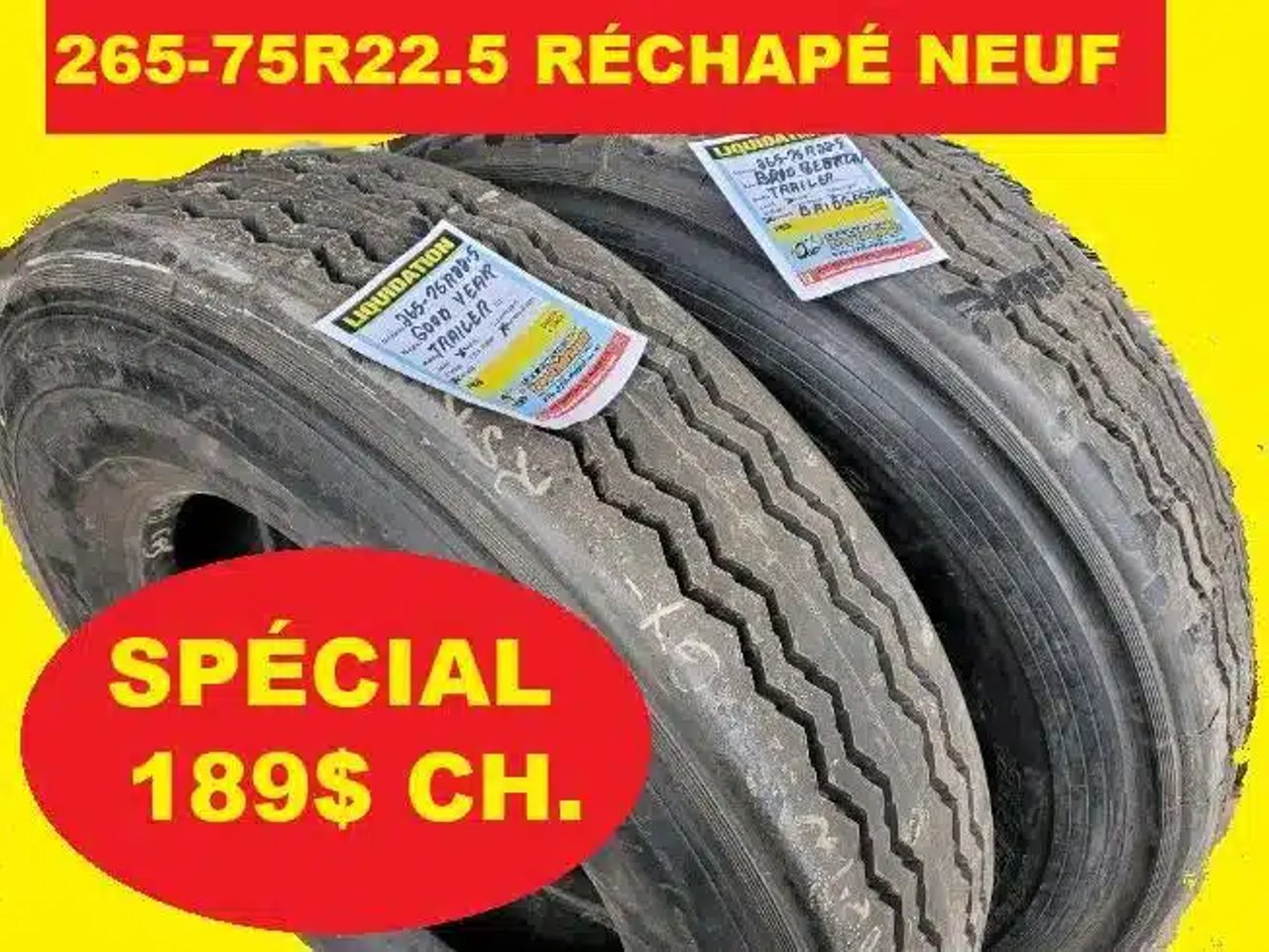 Goodyear 265-75R22.5 Pneus