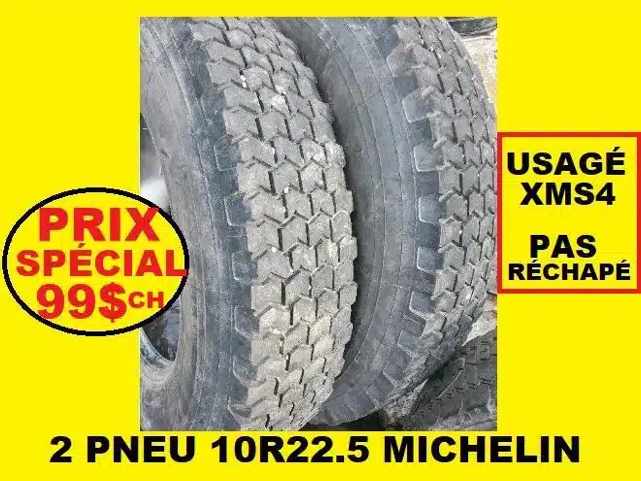 Michelin PNEU 10R22.5 MICHELIN USAGE PAS RECHAPE Pneus
