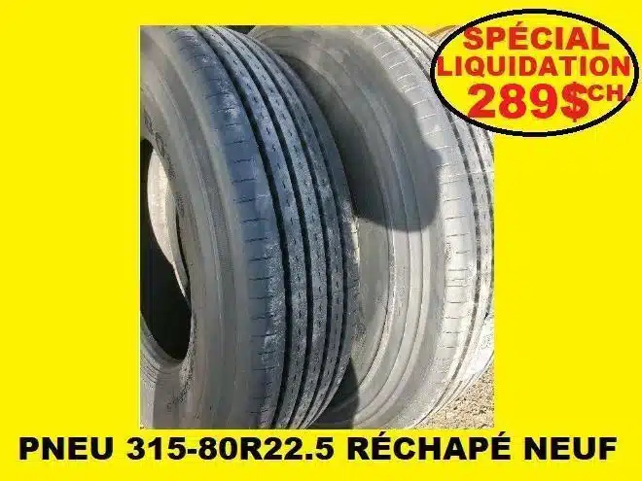 315-80R22.5 Pneus