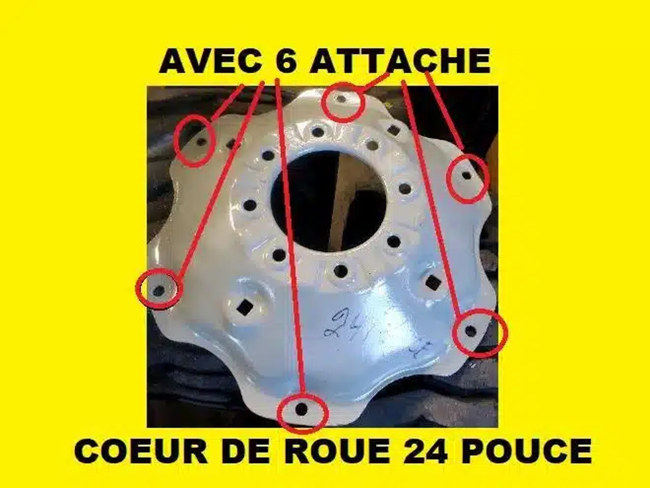 24 pouce Pneus et roues