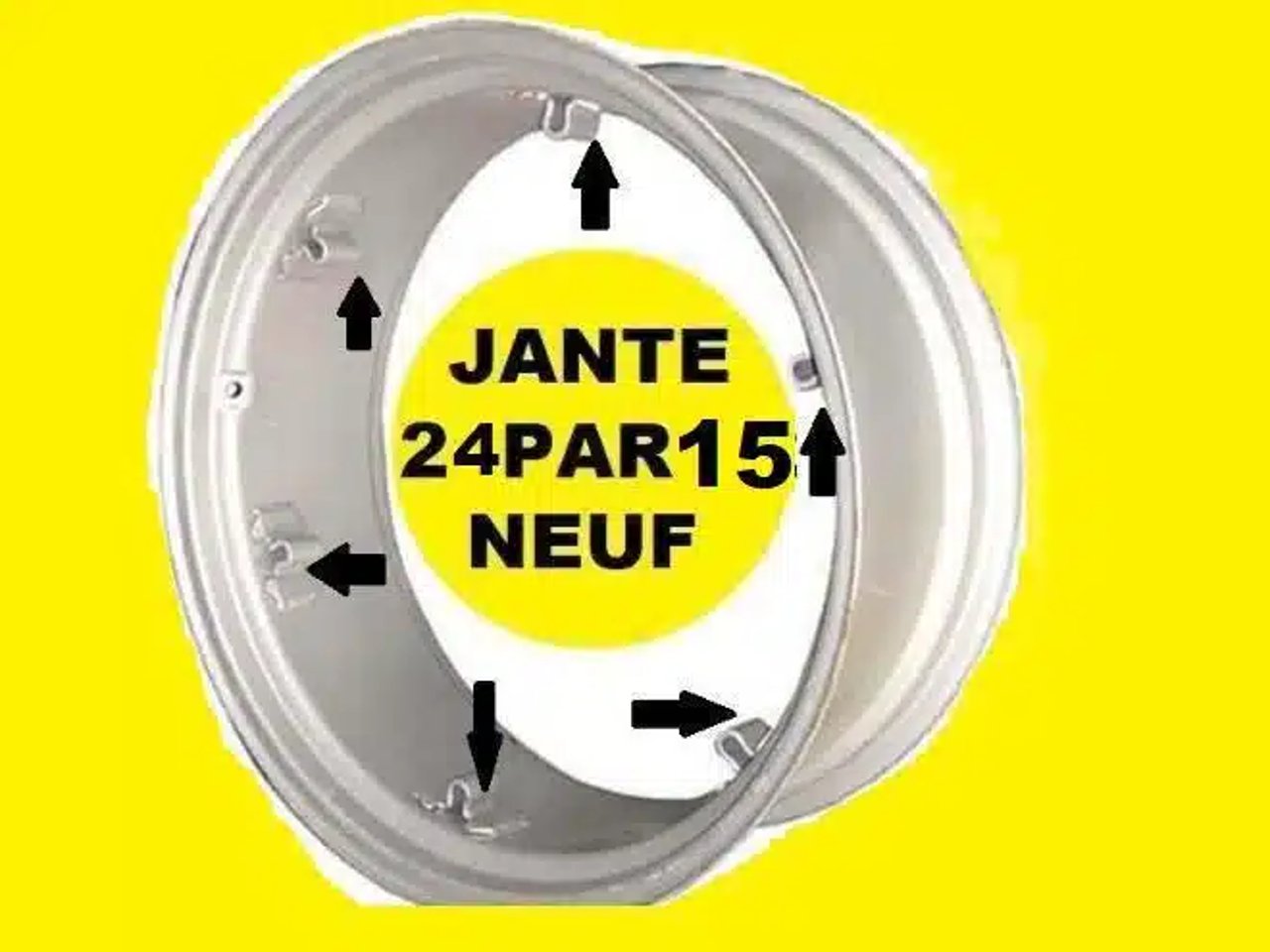 ROUE 24 POUR 16.9-24 NEUF 17.5L24 Pneus et roues