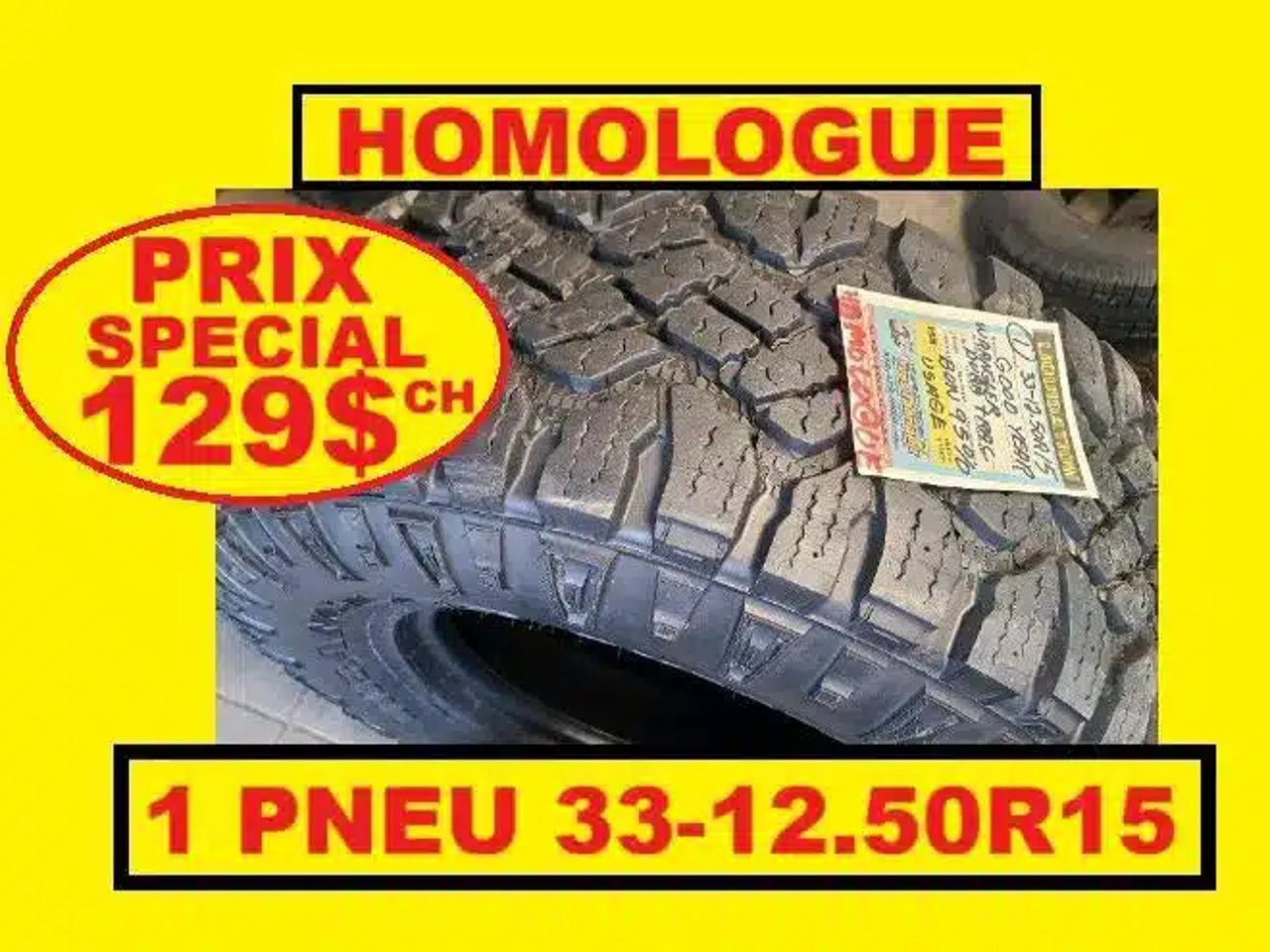Goodyear 33-12.50R15 Pneus