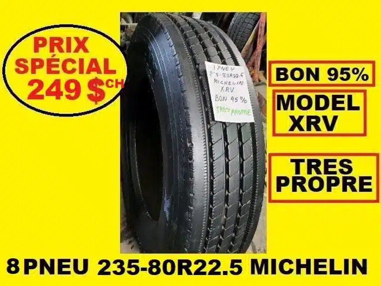Michelin 235-80R22.5 Pneus