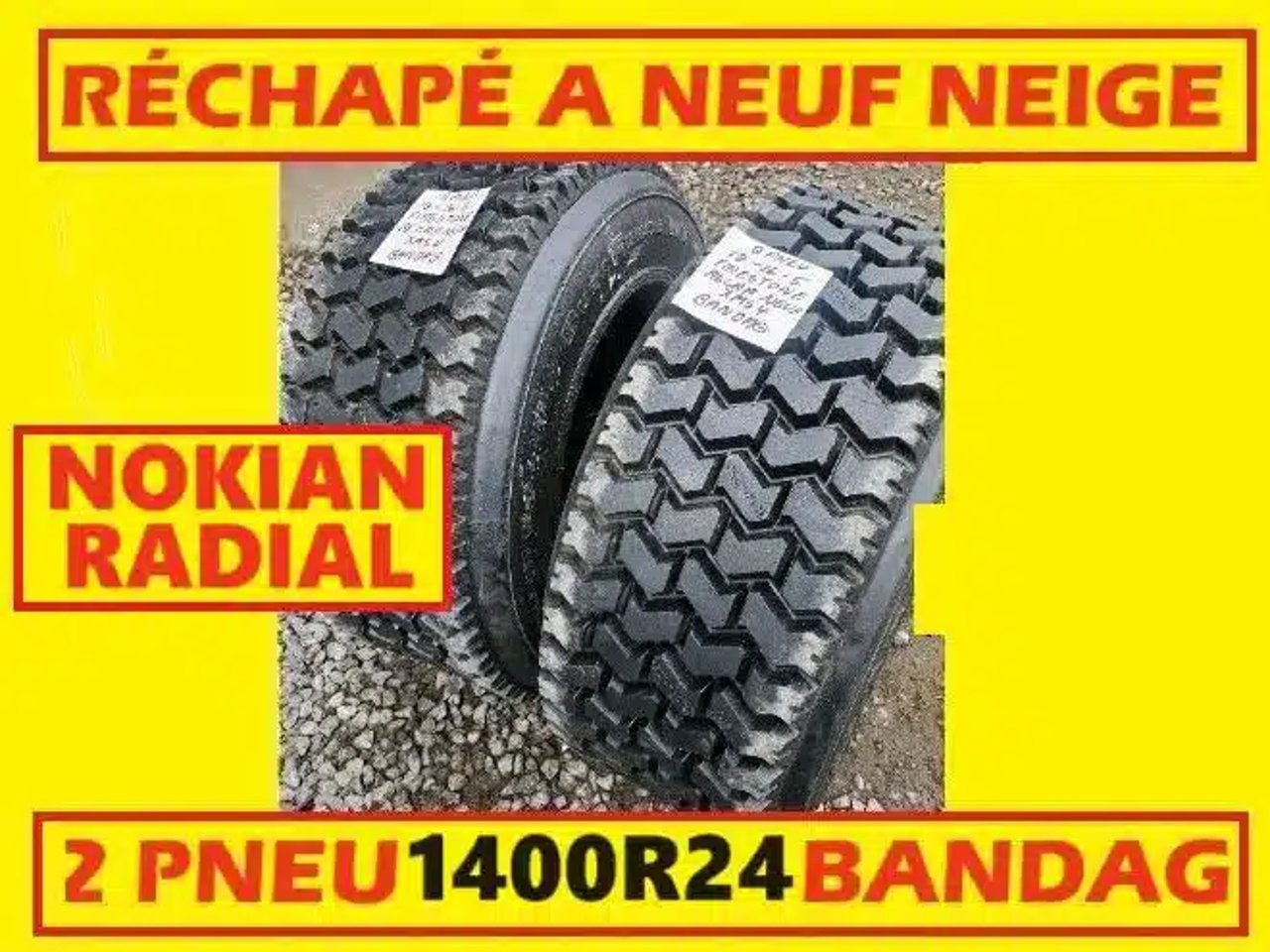Nokian PNEU 1400R24 NEIGE 1400-24 Pneus