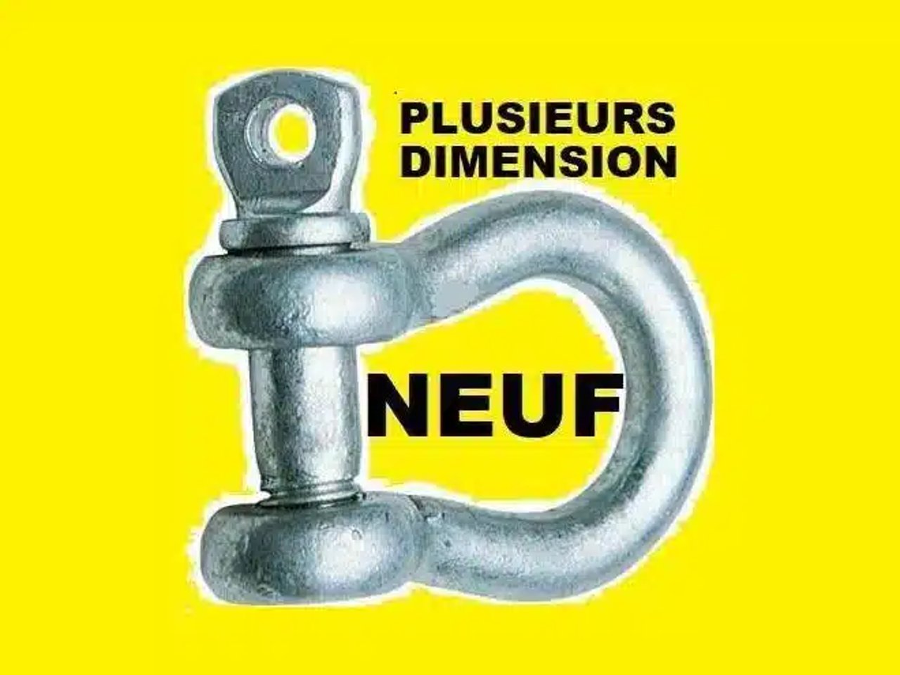 MANILLE (SHACKLE) A CHAINE NEUF divers