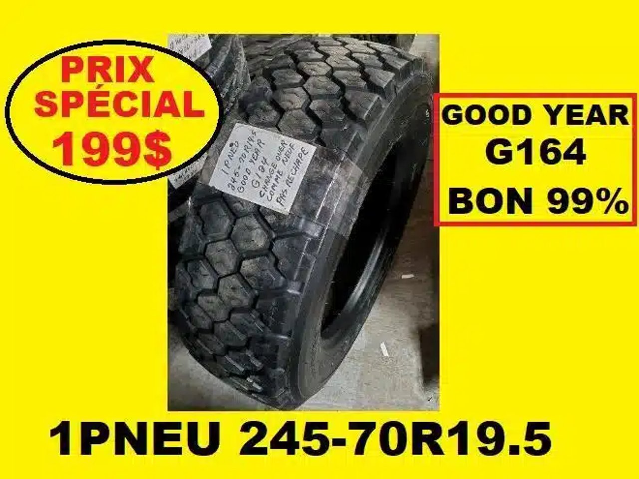 Goodyear 245-70R19.5 Pneus