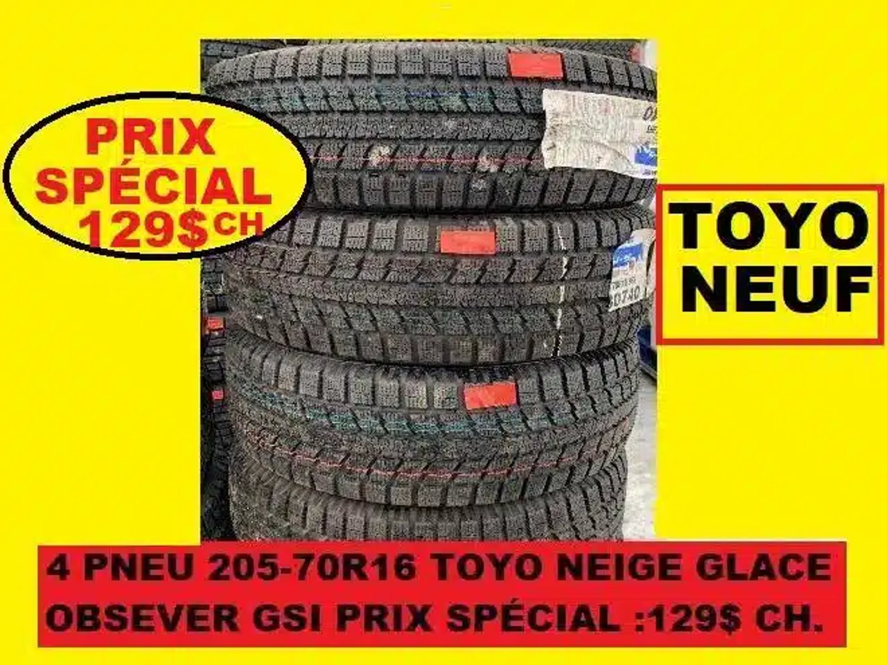 Toyo 205-70R16 Pneus